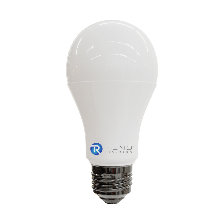 A photo of a , by R22001 - RENO-A19-5.5W-830-G3 - Reno Lighting eCommerce - Maple Electric Supply in Canada