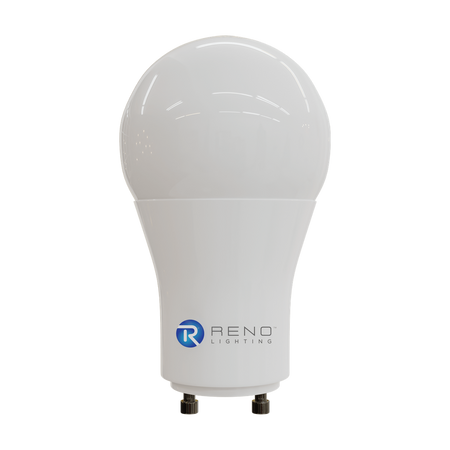 A photo of a , by R22101 - RENO-A19-GU24-9.5W-3000K - Reno Lighting eCommerce - Maple Electric Supply in Canada