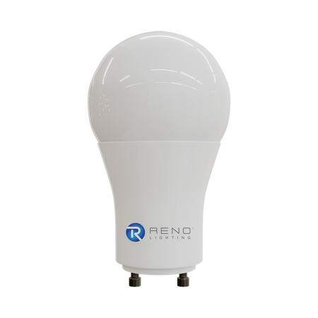 A photo of a , by R22102 - RENO-A19-GU24-9.5W-4000K - Reno Lighting eCommerce - Maple Electric Supply in Canada