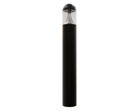 Reno R56012 42in Round LED Bollard, 14/19/24W Selectable, 3000-5000K, Black