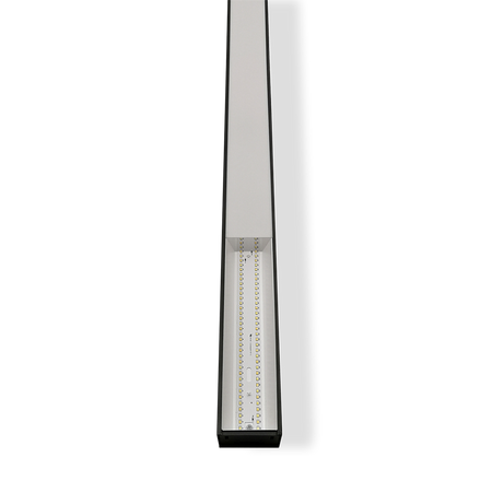 Reno R33216 8ft Linear LED 60/80/100W Selectable, 3000-5000K CCT, Black