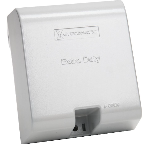 Extra-Duty Die-Cast In-Use Weatherproof Cover, Double-Gang, Vrt, 4.625" Gray - Maple Electric Supply 