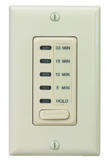 Electronic Countdown Timer, 120 VAC, 60 Hz, Preset Times 5,10,15,30 Minute, With Hold, Ivory - Maple Electric Supply 