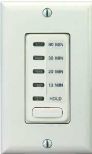 Electronic Countdown Timer, 120 VAC, 60 Hz, Preset Times 10,20,30,60 Minute, With Hold, Light Almond - Maple Electric Supply 