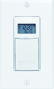 7-Day Heavy-Duty Programmable Timer, 120-277 VAC, 20A, White - Maple Electric Supply 