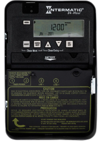 24-Hour 1 Circuit Electronic Control, 120-277 VAC, SPST, Indoor Metal Enclosure - Maple Electric Supply 