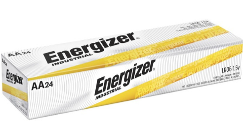 Energizer Industrial Alkaline AA Batteries, 24 pack - Maple Electric Supply 