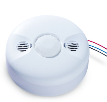 Commercial Grade Low-Voltage Ceiling Mount Dual Tech Occupancy/Vacancy Sensor, White - Maple Electric Supply 