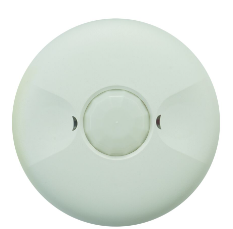 Commercial Grade Line Voltage Ceiling Mount PIR Occupancy Sensor, White - Maple Electric Supply 