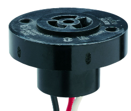 Locking Type Receptacle, 3-Pin, C136.10 Compliant, 9" lead - Maple Electric Supply 