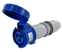 IP67 CONNECTOR 60A  250VDC  2P 3W  WATERTIGHT - Maple Electric Supply 