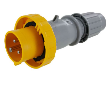 IP67 PLUG 60A  125VAC  2P 3W  WATERTIGHT - Maple Electric Supply 