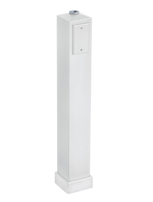 37" White Mega Garden Post - Maple Electric Supply 