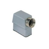 Hood: two peg, side entry, high construction, 1/2" NPT port.., Heavy Duty Connectors, Techspan - Maple Electric Supply 