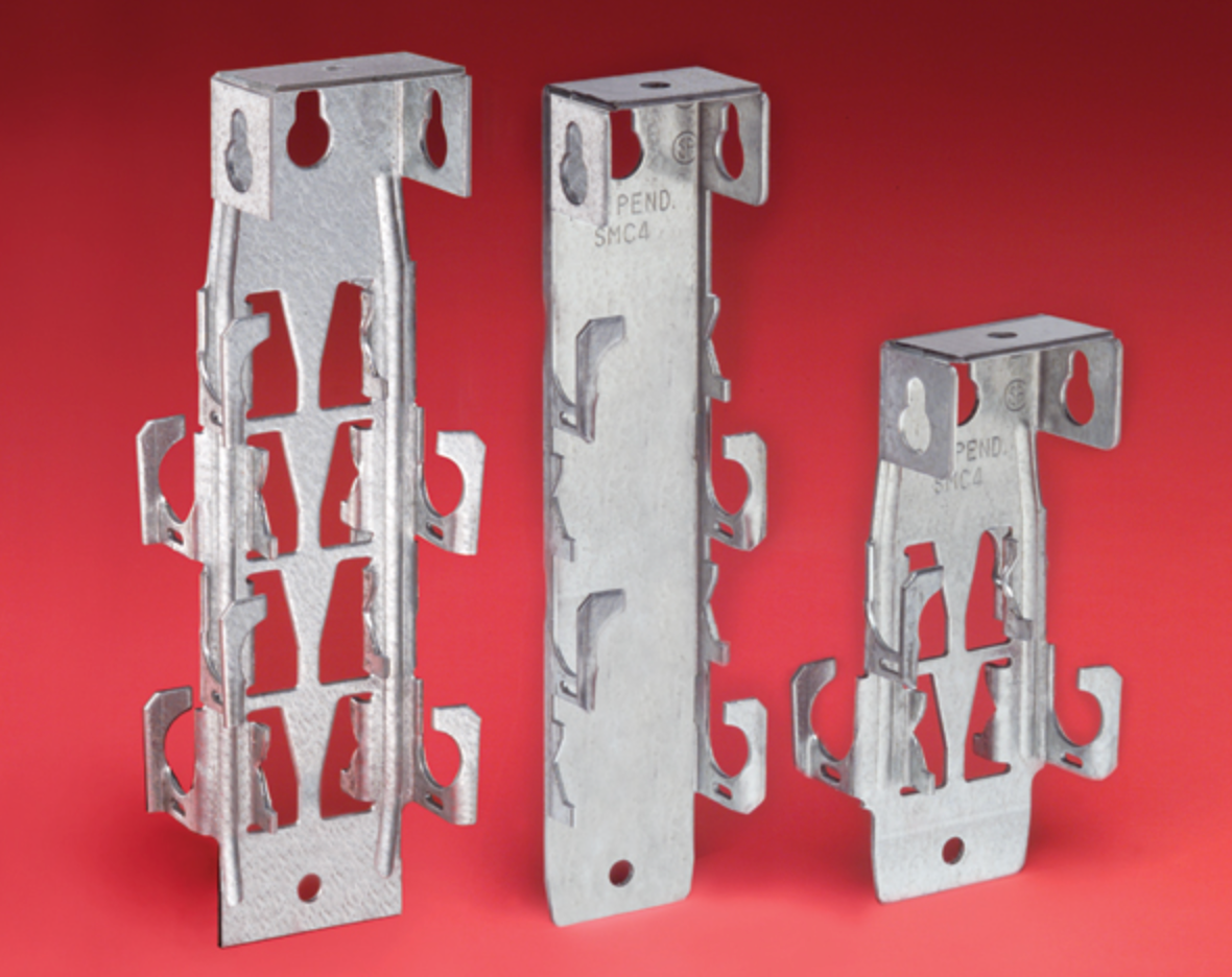 A photo of a , by Arlington 8 Pos Steel Cable Hgr - Supports Up to 8 Cables - ARLINGTON eCommerce - Maple Electric Supply in Canada