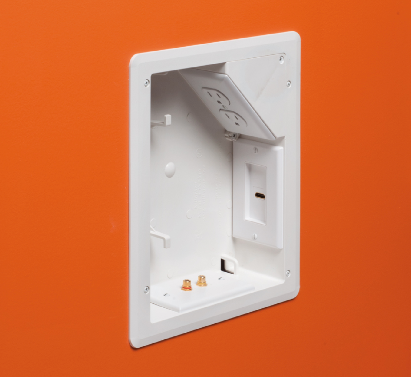 A photo of a , by Arlington TVbox W/ Flange Grounding Clip - Safe & Versatile Install - ARLINGTON eCommerce - Maple Electric Supply in Canada