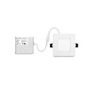 A photo of a , by DS105403CTMW - 4 Inch Slims Recessed Downlight Square - Luminiz eCommerce - Maple Electric Supply in Canada