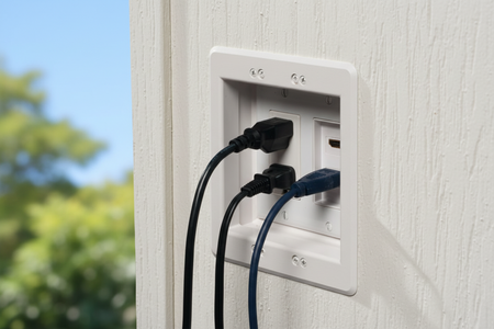 Arlington TVBU505GC - 2 Gang TV Box w/ Grounding Clip (Safe & Versatile)