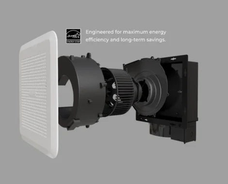 VF60110VS1 Visper VF60110VS1 Exhaust Fan | 60/90/110 CFM Energy Star Quiet Bathroom Fan
