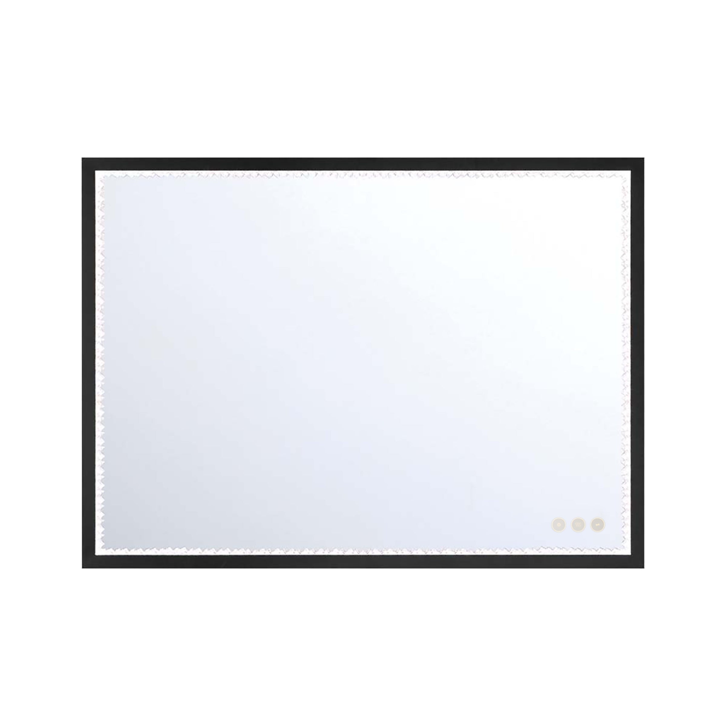 Eurofase Cerissa 22" x 30" LED Mirror, Anodized Black, front view