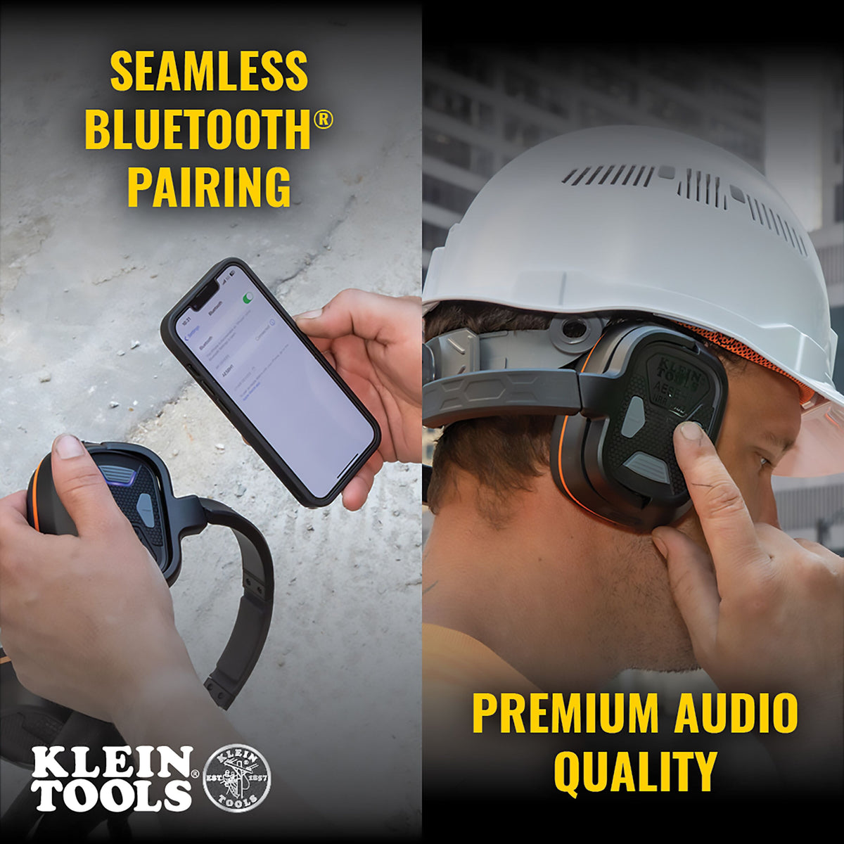 Klein Tools AESBH1 AESBH1  Bluetooth® Behind-The-Head Earmuffs - additional view