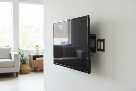 Arlington 2 Gang TV Box - Recessed Plastic with Divider, Black