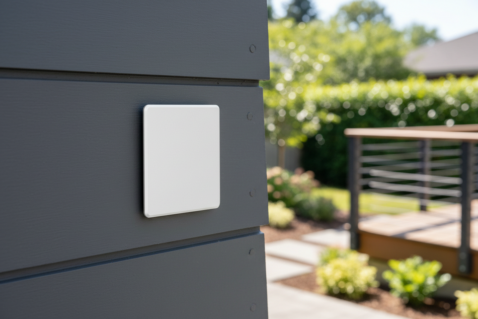 Combo Cover In White for Arlington Recessed Indoor Inbox - DVFRC Recessed Indoor InBox™ Covers - Maple Electric Supply 