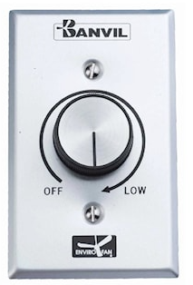 BANVIL 100F 2.5A 240V VAR Speed Fan Control With Face Plate