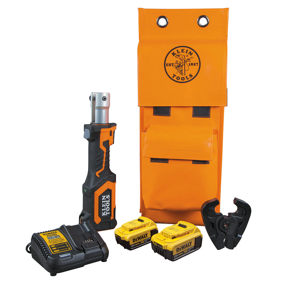 Battery-Operated Cable Crimper, D3 Groove Jaw