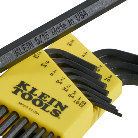 BLK12 Ball End Hex Key Caddy Set, 12 Pieces, 0.05 to 0.3125 in Hex, L-Handle Handle, Alloy Steel