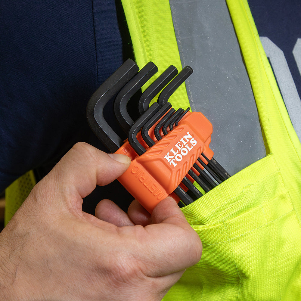 BLS10M Wrenches Long Ball-End Hex Key Set, Metric, 10-Piece