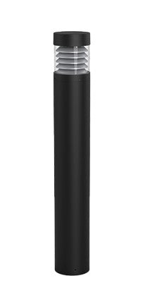 41" Round, Flat Top, Louvre Bollard