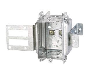 3102-KSSX Gangable device single box with concentric knockouts and wraparound bracket 12CU.IN., , Ortech - Maple Electric Supply 