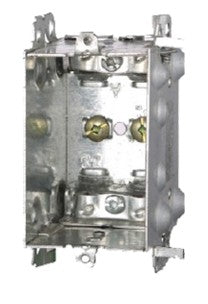 1104-LHA Single gangable device box with two embossed mounting slots