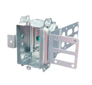 3104-LSSAX Single Gangable Device Box with wraparound bracket, , Ortech - Maple Electric Supply 