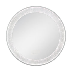 Eurofase Anya 30" x 30" LED Mirror, Anodized Silver, front view