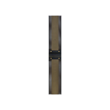 Eurofase Admiral 31" Outdoor Wall Light, Gold-Black Mix, front view