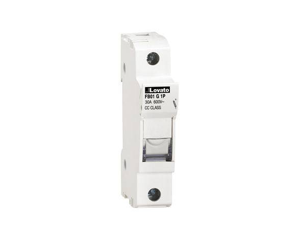 FB01G1P FUSE HOLDER 1P CLASS CC 600V 30A, , Lovato - Maple Electric Supply 