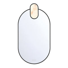Eurofase Mrissa 21" x 39" LED Mirror, Matte Black, front view