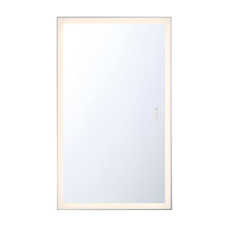Eurofase Lenora 32" x 54" LED Mirror, Anodized Silver, front view