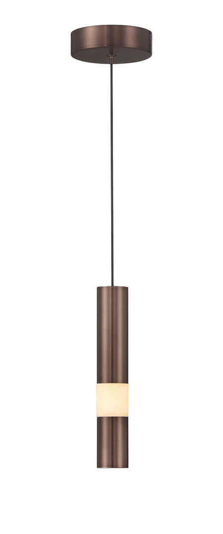 Eurofase Ronda 11" Pendant, Harlow Bronze with Alabaster, front view