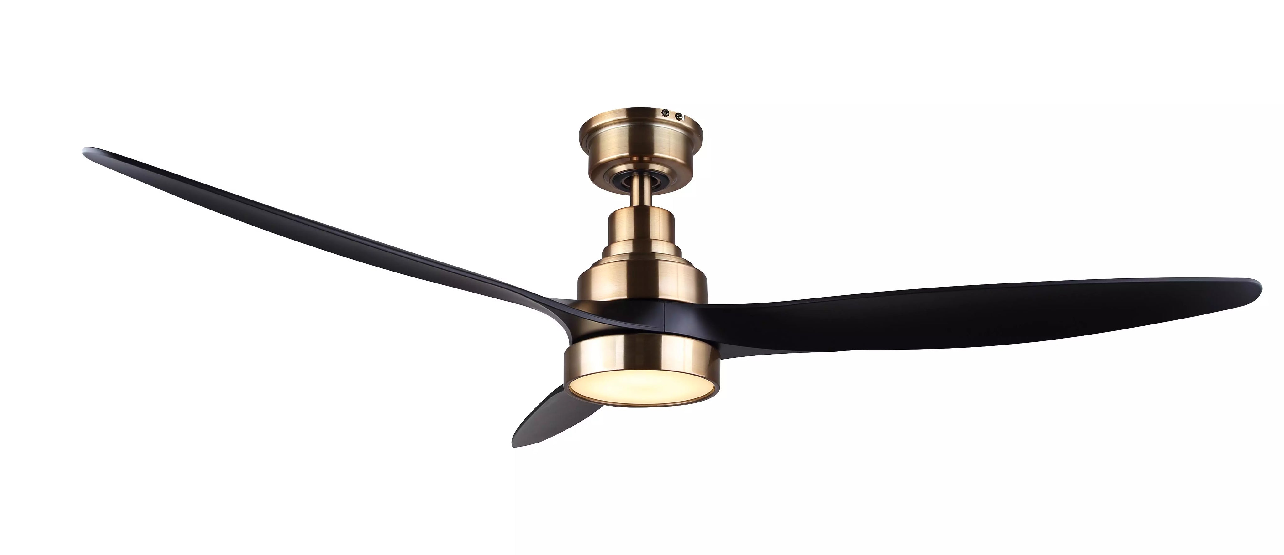 A photo of a , by LUELL Ceiling Fan - CF52LUE3GD - Canarm eCommerce - Maple Electric Supply in Canada