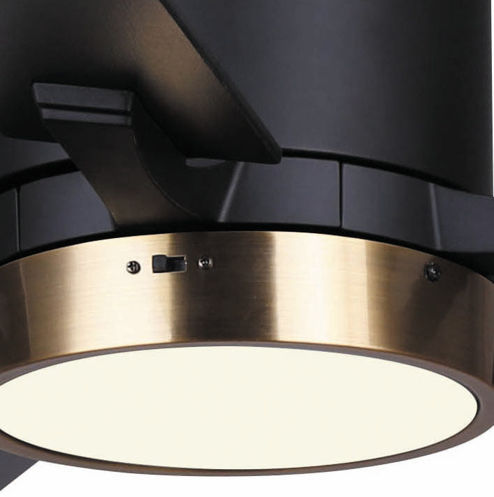 A photo of a , by QUINN LED ceiling fan - CF52QUI5BKG - Canarm eCommerce - Maple Electric Supply in Canada