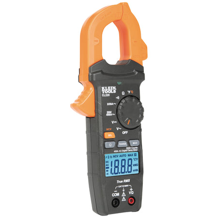 CL220 - Digital Clamp Meter, AC Auto-Ranging 400 Amp with Temp