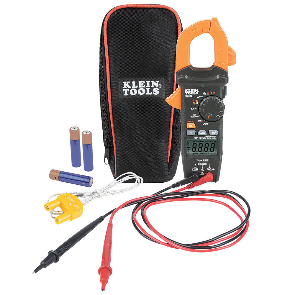 CL320 HVAC Digital Clamp Meter, AC Auto-Ranging 400 Amp