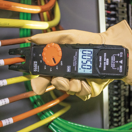 Open Jaw Fork Meter, AC Auto-Ranging 200 Amp