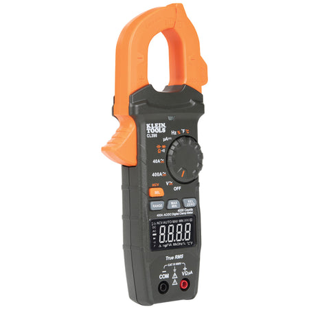 CL390 Klein Tools AC/DC Digital Clamp Meter, auto-ranging, 400 A