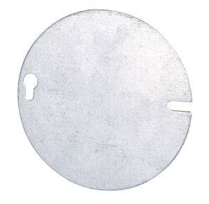 54-C1 Formerly LD-2, 4" flat round blank cover for octagon boxes, , Ortech - Maple Electric Supply 