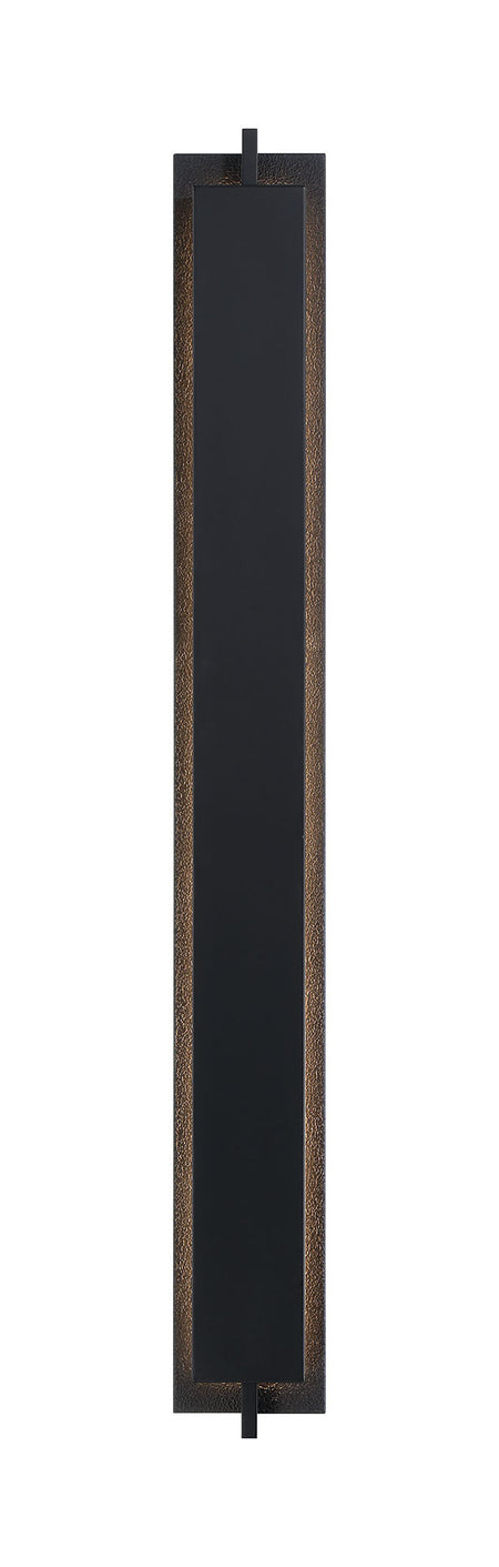 Eurofase Tribek 46" LED Outdoor Wall Light, Matte Black, front view