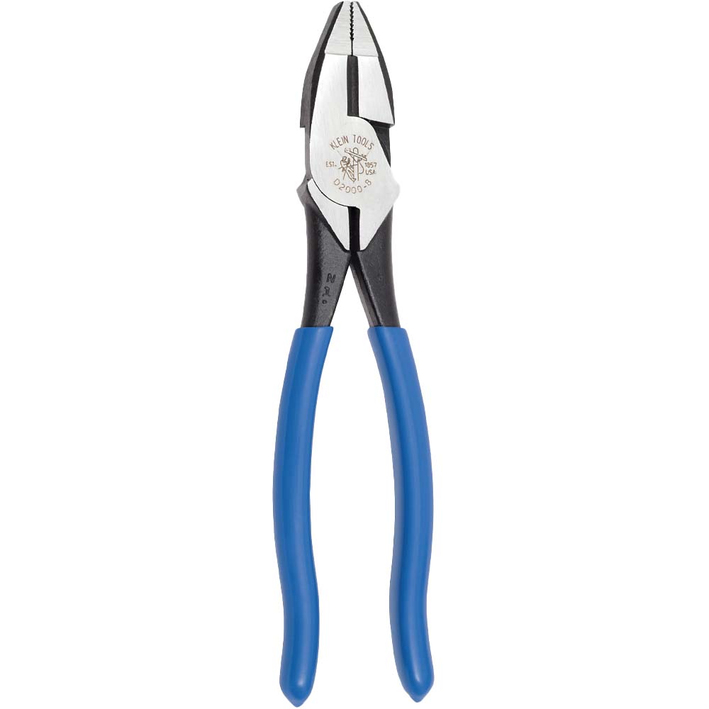 Pliers, Side Cutters, High-Leverage, 8-Inch